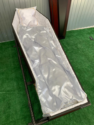 Покрывало атлас Серебро